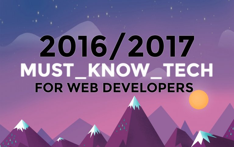 10 Technologies Every Web Developer Should Know - Codecondo
