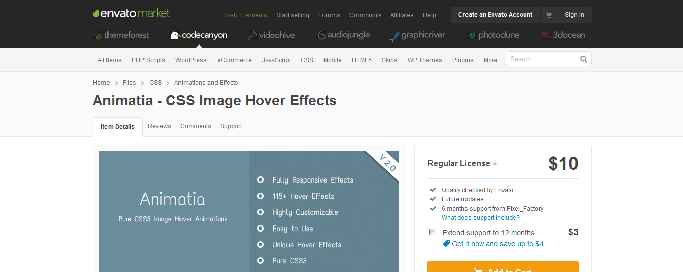 Best 10 CSS3 Animation Libraries for Hovering Effects
