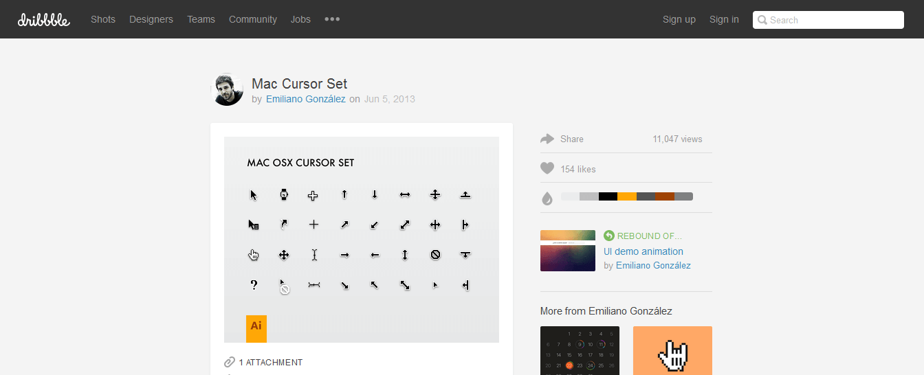 free-mac-cursor-set