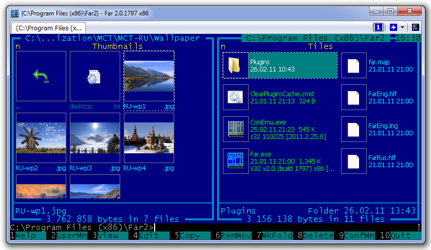 Программы типа far manager