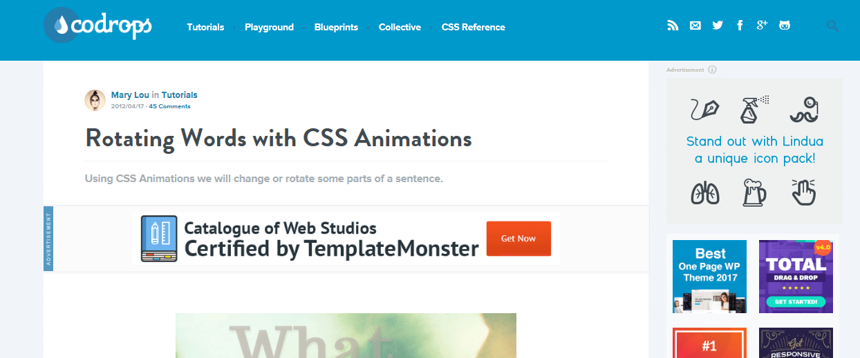 CSS3 Rotating Words - Free Plugins for Animation Effects