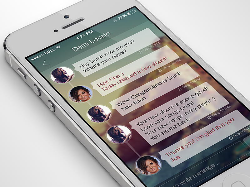 iPhone Chat App