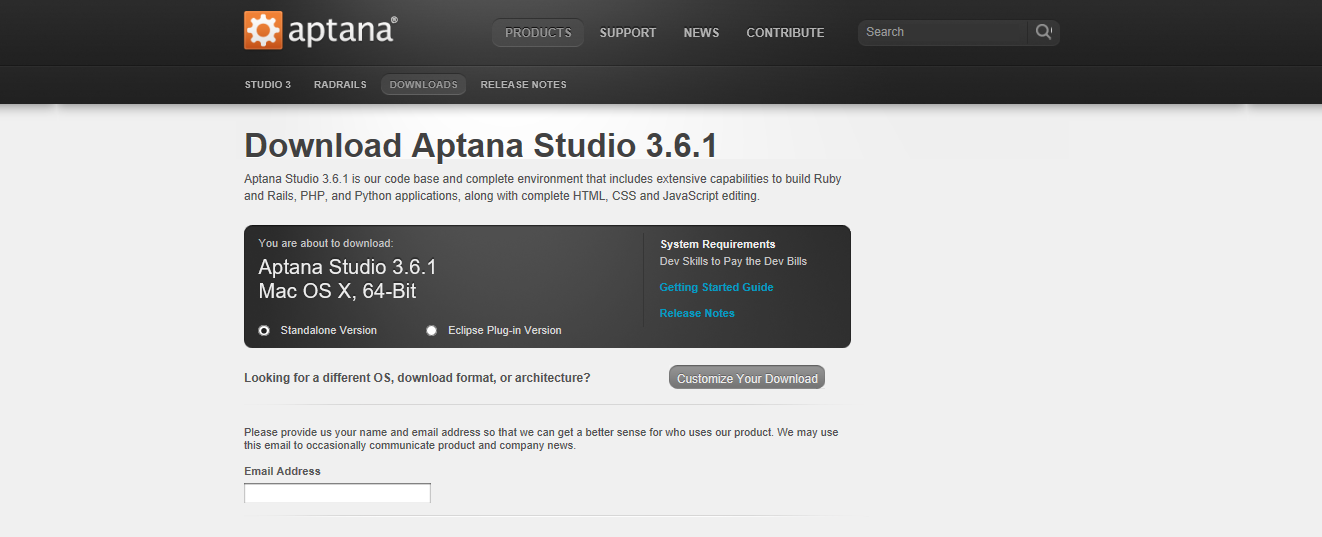 Aptana Studio