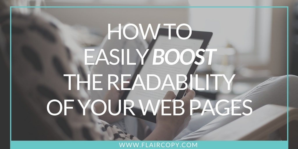 Make your website more readable