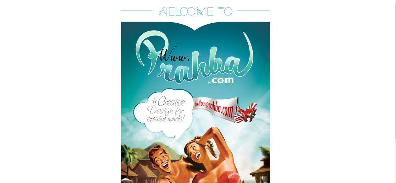 Prahba - vintage website design
