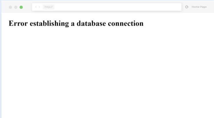 website down error