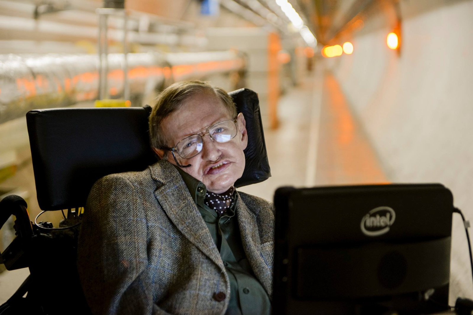 Stephen Hawking at Cern