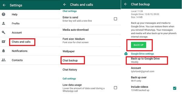 how to download whatsapp backup from onedrive to android