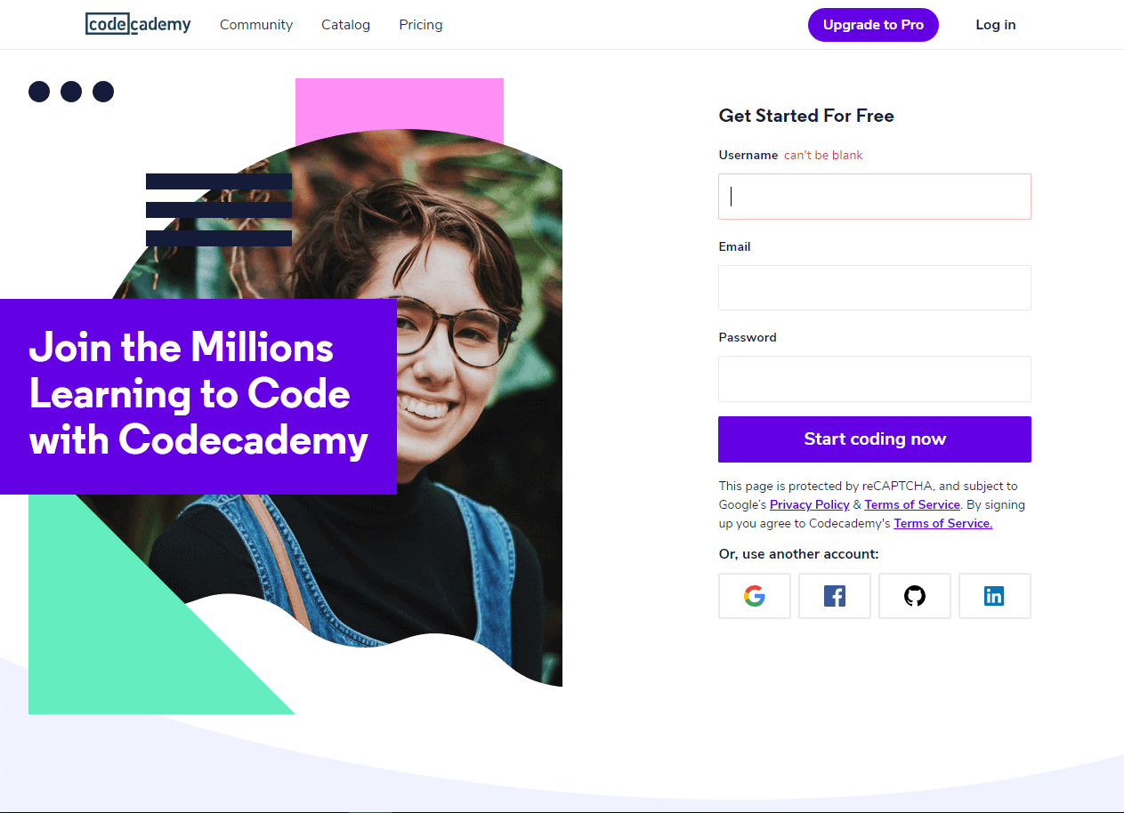 Use another account. Code Academy. Code Academy in Thailand.