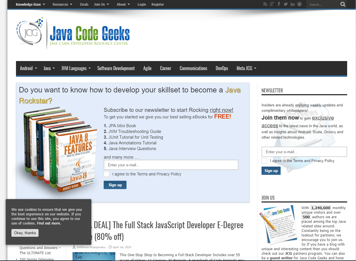 best website for learning java free