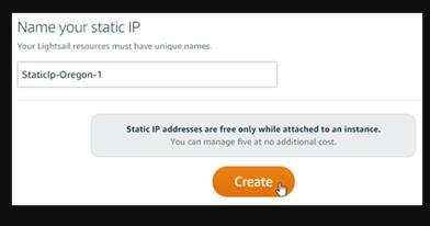 Name Your Static IP