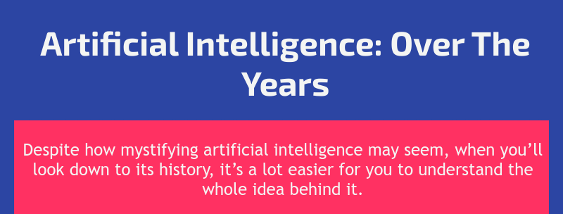 Artificial intelligence infographics - slide 1