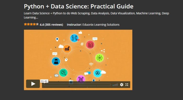 Python + Data Sc- Pr Guide by Eduonix