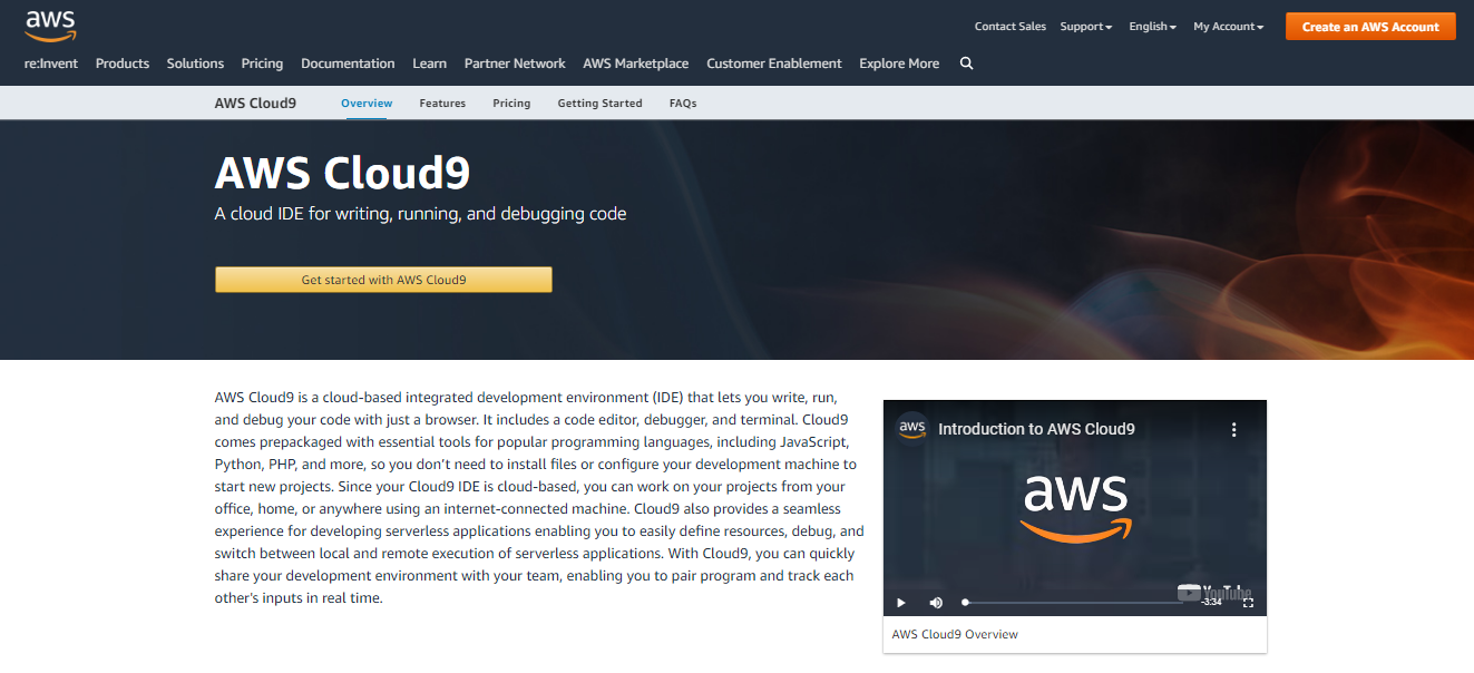 AWS Cloud9 IDE