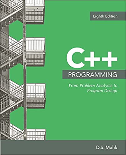 9. Cplus plus Programming- From Problem Analysis to Program Design