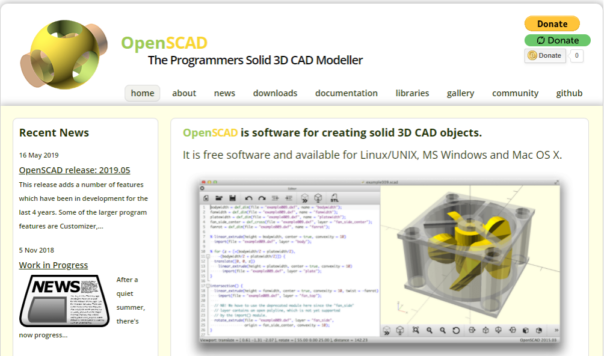 openscad- software for 3d printing