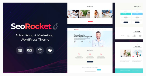 SEO Rocket - Advertising & Marketing WordPress Theme