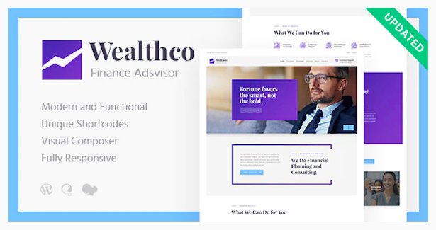 WealthCo - A Fresh Business & Financial Consulting WordPress Theme