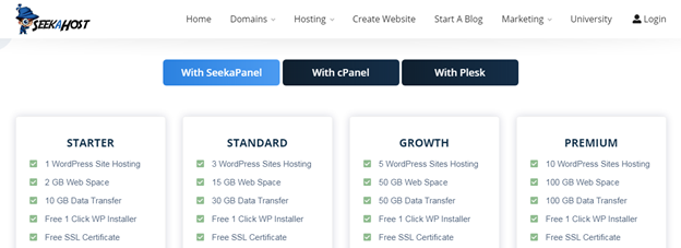 seekahost-pricing