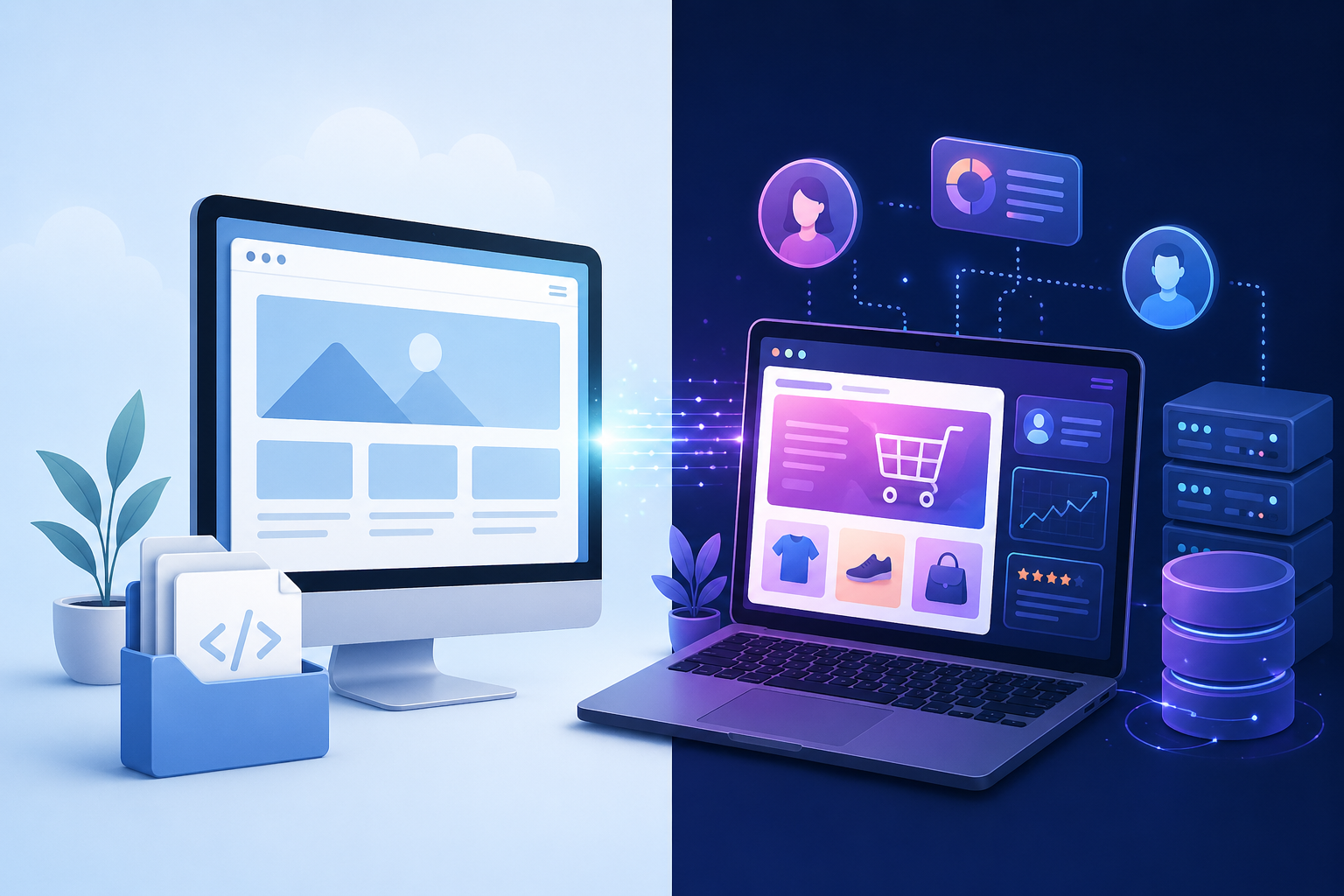 Static Vs Dynamic Websites