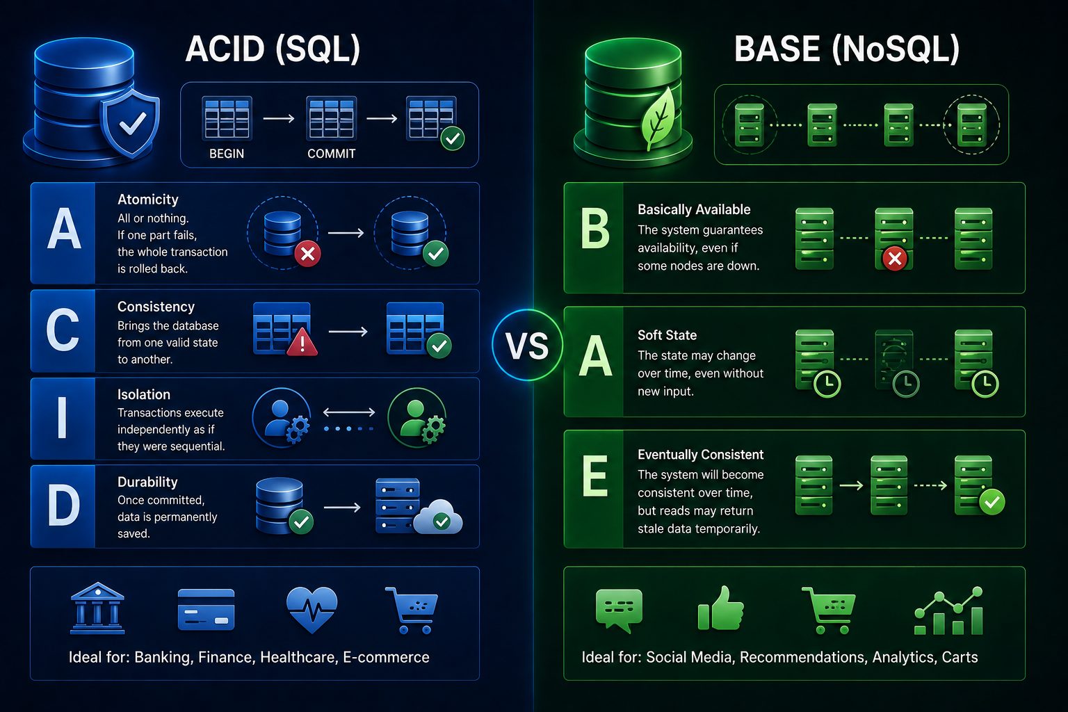 ACID vs BASE Properties