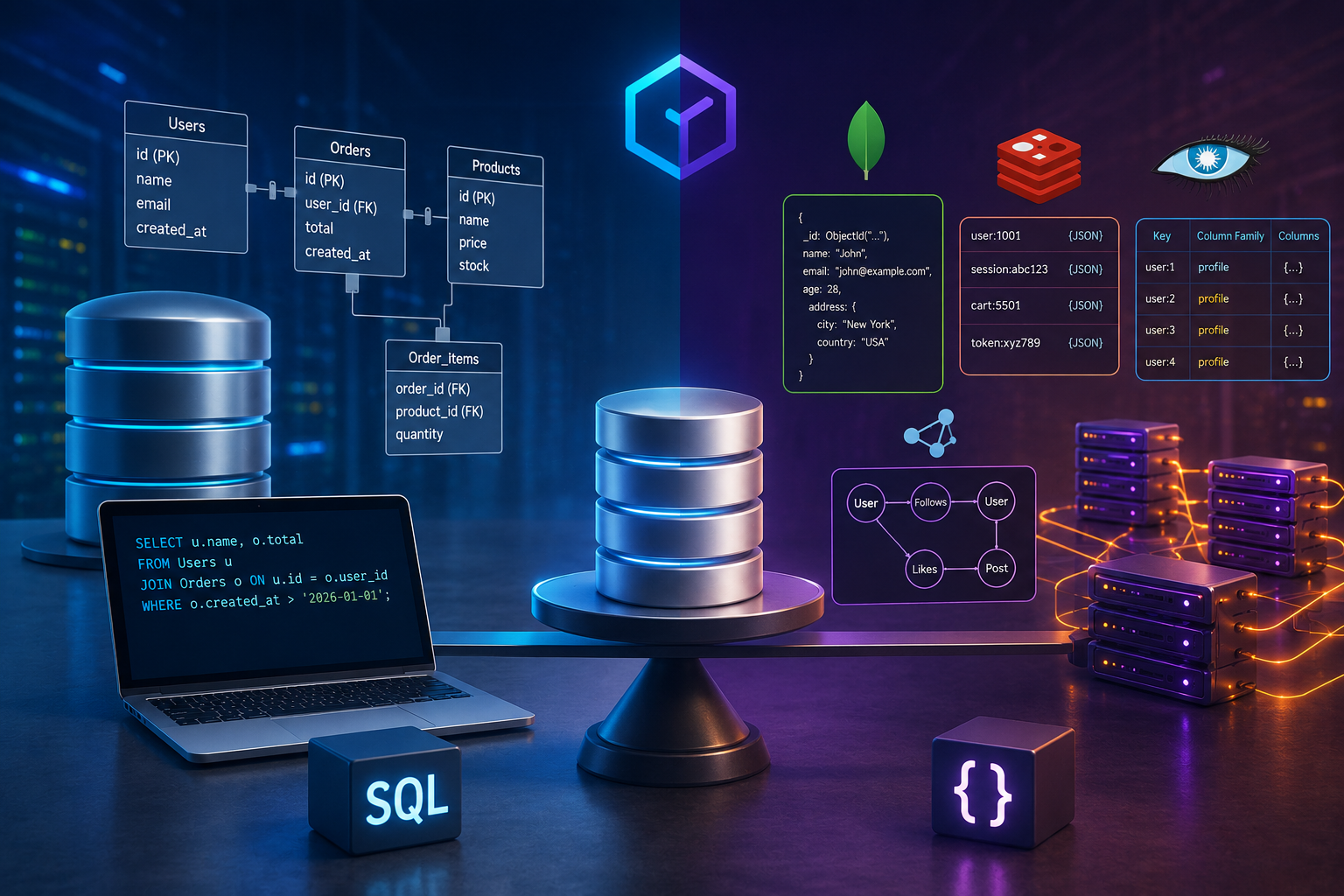 SQL vs NoSQL Databases