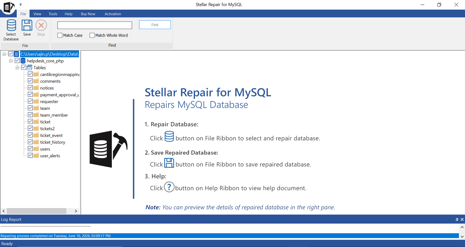 Stellar repair 1