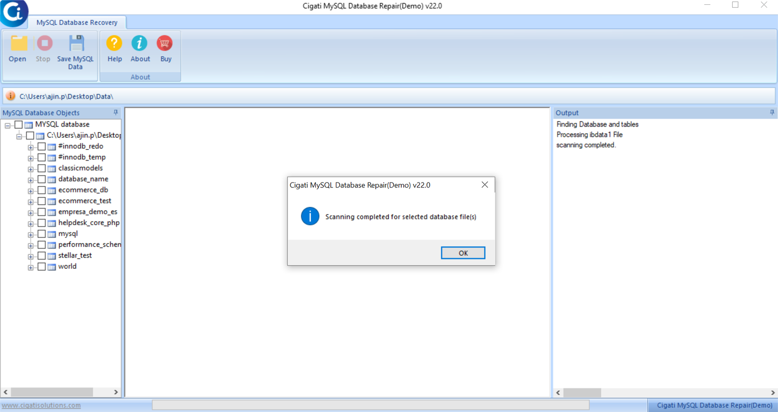 cigati mysql