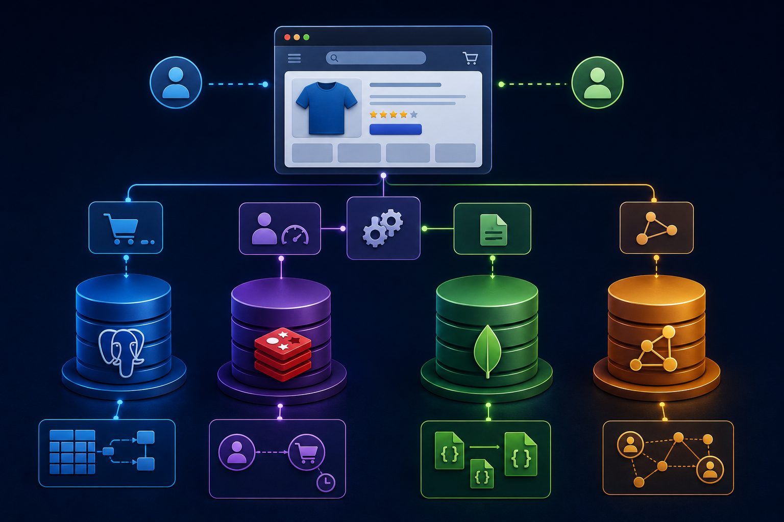 sql vs nosql database- Polyglot Persistence