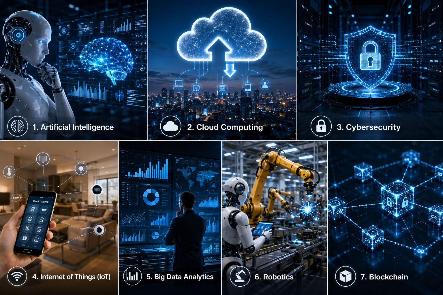 The 7 Core Technologies Transforming Modern Society