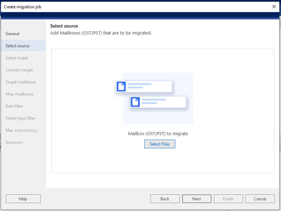 Select source window