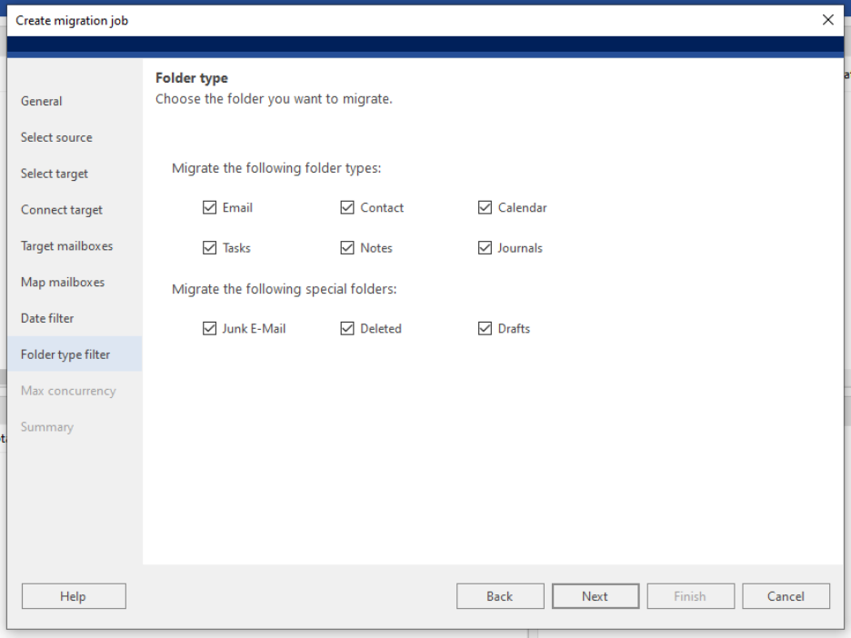 Folder type window